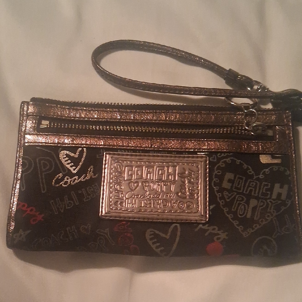 Coach Multicolor Poppy Wristlet